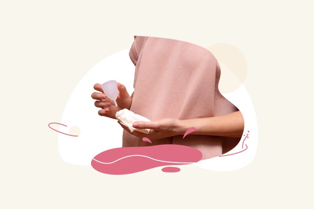cervix how to use menstrual cup