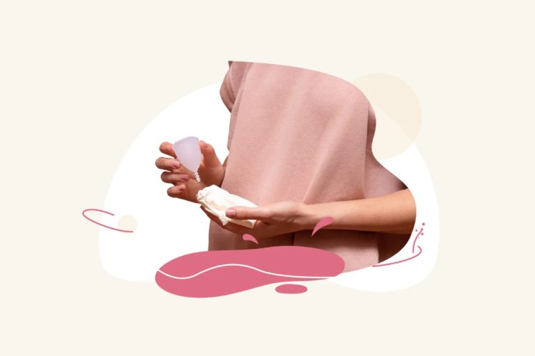 cervix how to use menstrual cup